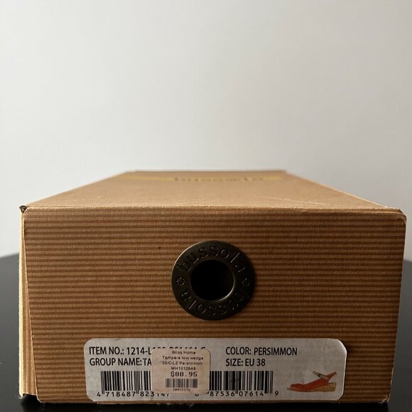 Bussola Persimmon Tampere Low Wedge Sandals Size EU 38 - Picture 11 of 12